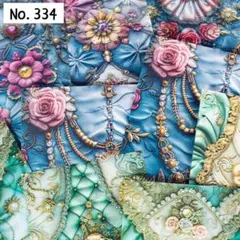 【334】 (豪華な夢) コラージュ 素材紙 デザインペーパー まとめ売り 6種