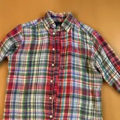 ★RALPH LAUREN ボタンダウンシャツ〈165/92A〉ラルフローレン
