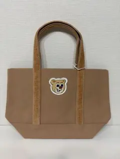 ラブラリー バイ フェイラー オールドテディ ワッペントートバッグ L ベージュ