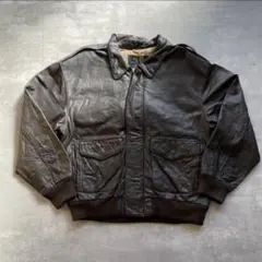 90s ヴィンテージ A2タイプ レザージャケット 本革 1991年製 XL