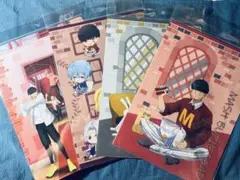 マッシュル クリアファイル　ナイトルーティンver. 4枚セット