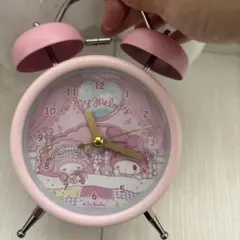 キキララ リトルツインスターズ 目覚まし時計 サンリオ ピンク