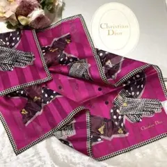 ♡1/12迄1000円割引♡新品　クリスチャンディオール　ハンカチ　スカーフ