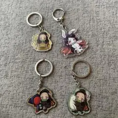 鬼滅の刃　キーホルダー　ねずこ 4つセット