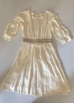 100%シルクのワンピース