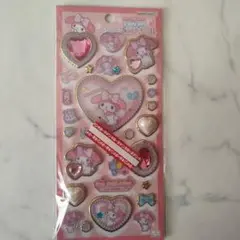 正規品　サンリオ　キラキラジュエルシール　マイメロ