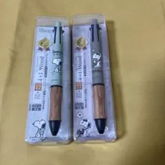 スヌーピー　ジェットストリーム4&1 バンブー　2種セット　新品