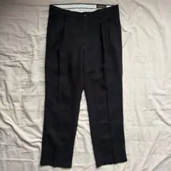 希少】 00s Eddie Bauer ブラックリネン ワイドスラックス 極太 - メルカリ