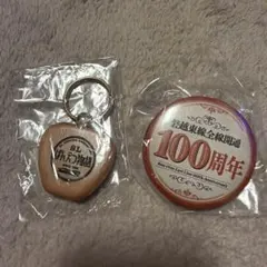 キーホルダーとバッジセット