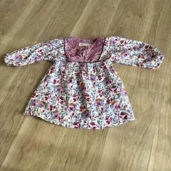 ZARA 花柄刺繍ワンピース 92サイズ　コットン　インド刺繍