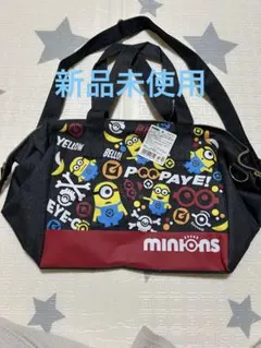 ミニオン　ショルダーバック　デニム風