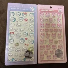 ボンボンドロップシール　モモンガカニちゃん