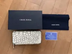 CROIX ROYAL クロワロイヤル目地染長財布のサムネイル