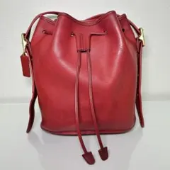 オールドコーチ Vintage Coach USA製 巾着 ショルダーバッグ