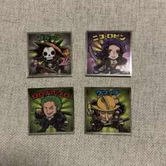 ワンピースマンチョコ　RED シール4枚