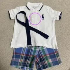 ラルフローレンポロシャツ80 短パンベルト付き