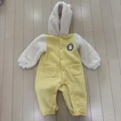イエロー フリースロンパース ミッフィー