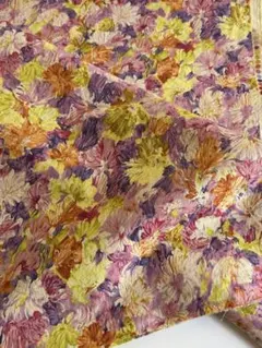 【yuwa特価】108×2m ジャガード織　油絵風花柄生地