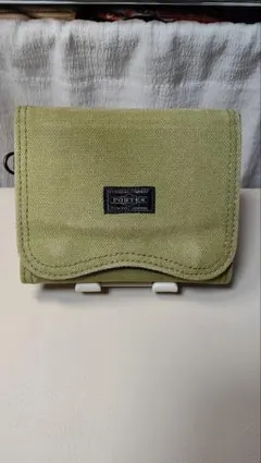♫ レア ポーター B印 YOSHIDA 折り財布　オリーブ