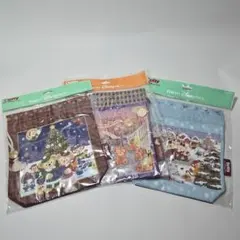 【新品・未開封】ダッフィー ハロウィン・クリスマスキャラクター巾着袋