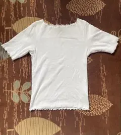 【LOWRYS FARM】tシャツ　半袖　レディース　ホワイト　サイズM