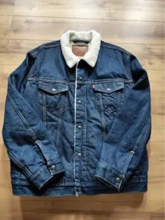Levi's ボア襟 デニムジャケット XL