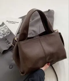 2WAY レザー　人気　ショルダー　斜めがけ　トートバッグ