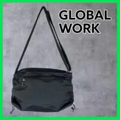 GLOBAL WORK グローバルワーク 撥水軽量ミニショルダー 黒