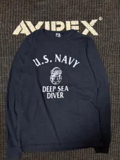 AVIREX U.S.NAVY サーマル ロンT ワッフル M グレーのサムネイル