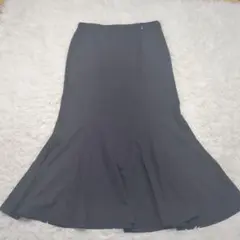 ジーユー マーメイド フレア ロング スカート ブラック XL