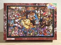 美女と野獣　ステンドグラスパズル　500ピースのサムネイル