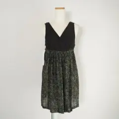 未未使用 Ebonyivory リネン 切替 カシュクール チュニック トップスのサムネイル