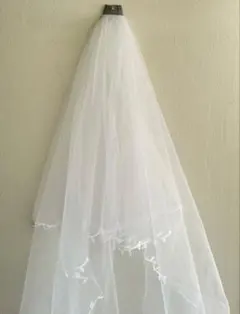 ホワイト ウェディングベール ロング