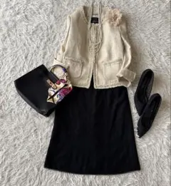 おまけ付♡23区♡ツイードジャケット セットアップ XS〜S 入学式 セレモニー