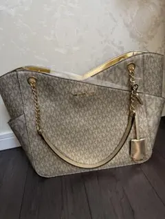 Michael Kors ベージュ トートバッグ