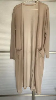 ロングカーディガン　ベージュ　Ｌサイズ　神戸レタスのサムネイル