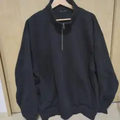 GU　ヘビーウェイトスウェットハーフジッププルオーバー