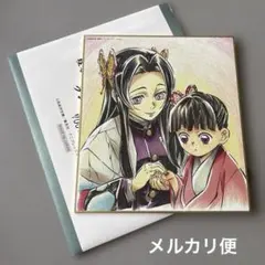 ⭐️本日限定価格⭐️鬼滅の刃　複製ミニ色紙　胡蝶カナエ＆栗花落カナヲ 【早い者勝ち】