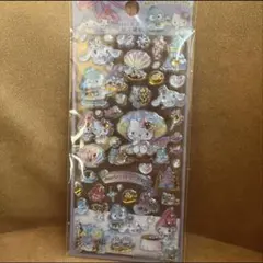 【正規品】サンリオシール　キティー　マイメロ　ハンギョドン　3D 海　シナモ