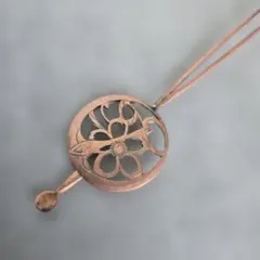 アンティーク　金工　平打ち　簪　かんざし　桜　雁　へ7　着物　浴衣　骨董