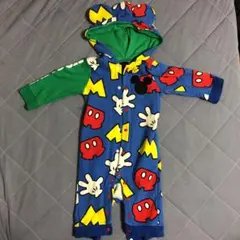 値下げ！ベビードール　ミッキーロンパース カバーオール ジャンプスーツ