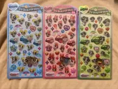 【正規品】うるちゅるポップシール　パワパフ３種セット
