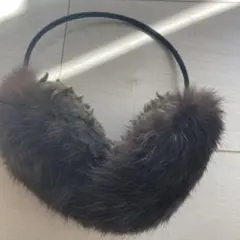 【値下げしました♡】ブラウンファー耳あて・イヤーマフ