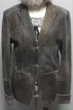 レディース レザージャケット (ブラウン)値下げ可能