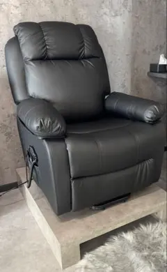 SHIFFON jr 電動リクライニングチェア　美品 電動ラウンジチェア SHIFFON Jr （シフォンジュニア）（ホワイト）の