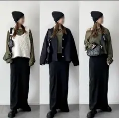 yumi × Rafraf オンライン限定　 裾メロウテレコスカート