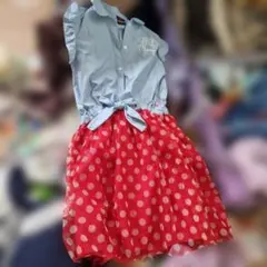 babydoll disney ワンピース 140