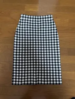 リランドチュール　チェック柄タイトスカート