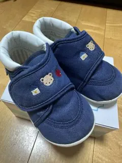 familiar ベビーシューズ 13.5cm ネイビー