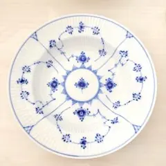 未使用 ロイヤルコペンハーゲン ハーフレース ディーププレート 24cm